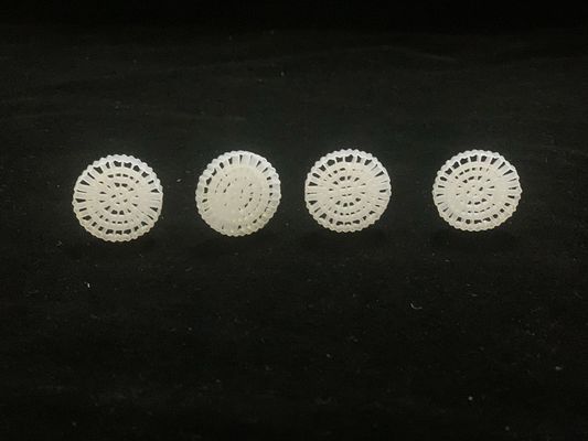 White 25mmX4mm Moving Bed Filter Media Ras System