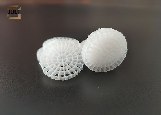 25x10mm Size White Color MBBR Bio Media Virgin HDPE Material For Fish Pond