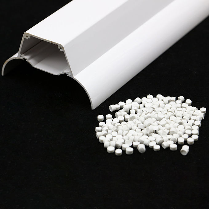 25kgs / Bag Extrusion Profile เม็ดพลาสติกพีวีซี FDA 0