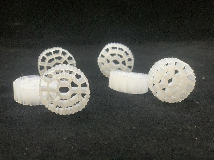 Virgin HDPE 25X10 มม. Kaldnes K1 Bio Media Dewatering 2