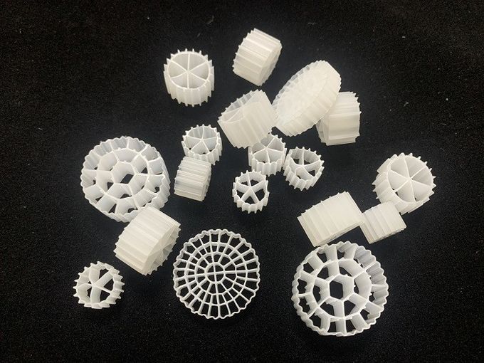 RAS K3 Virgin HDPE MBBR ไบโอฟิลเตอร์มีเดีย 10X7 มม 1